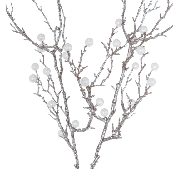 Festive Pearl Decorative Spray