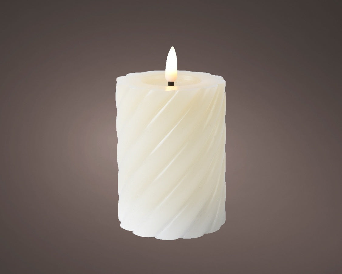 LED Twisted Candle
