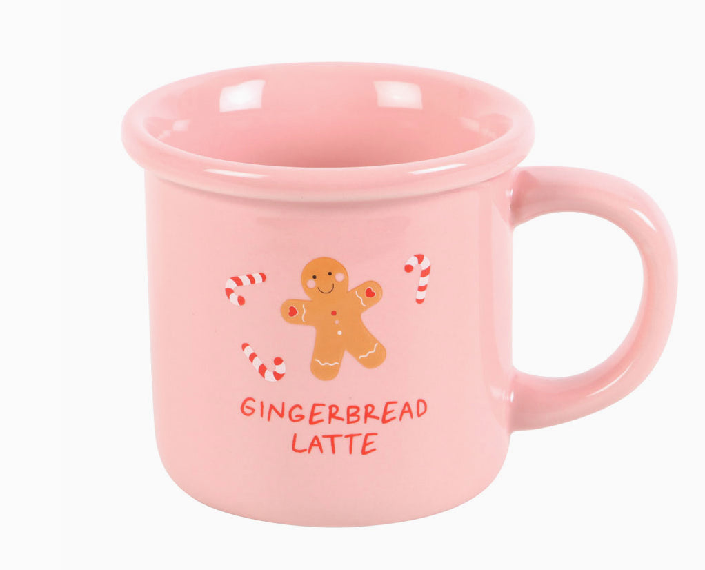 Pink Gingerbread Latte Mug