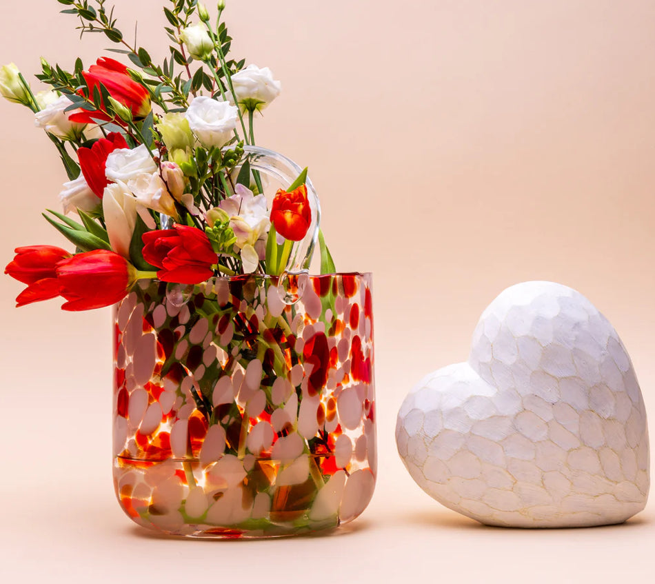 Blush Cherry Handbag Vase