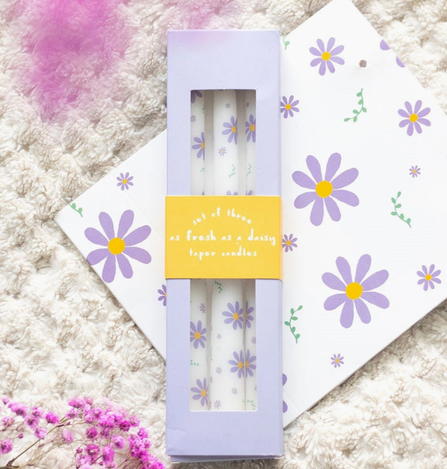 Set Of Three Taper Candles