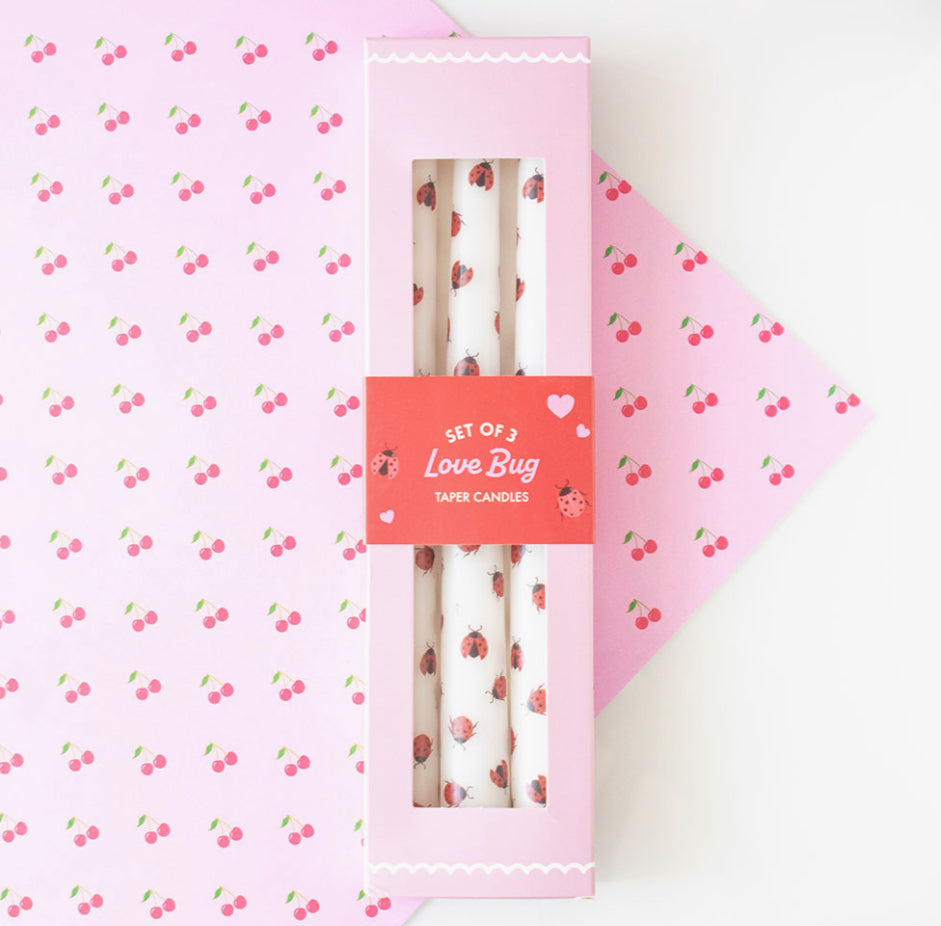 Set Of Three Taper Candles