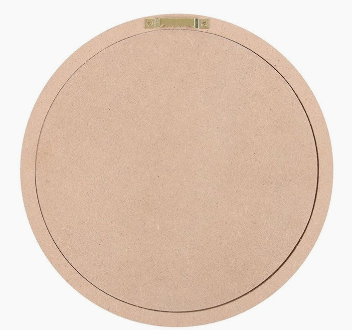 Carrot Patch Round Wooden Wall Plaque