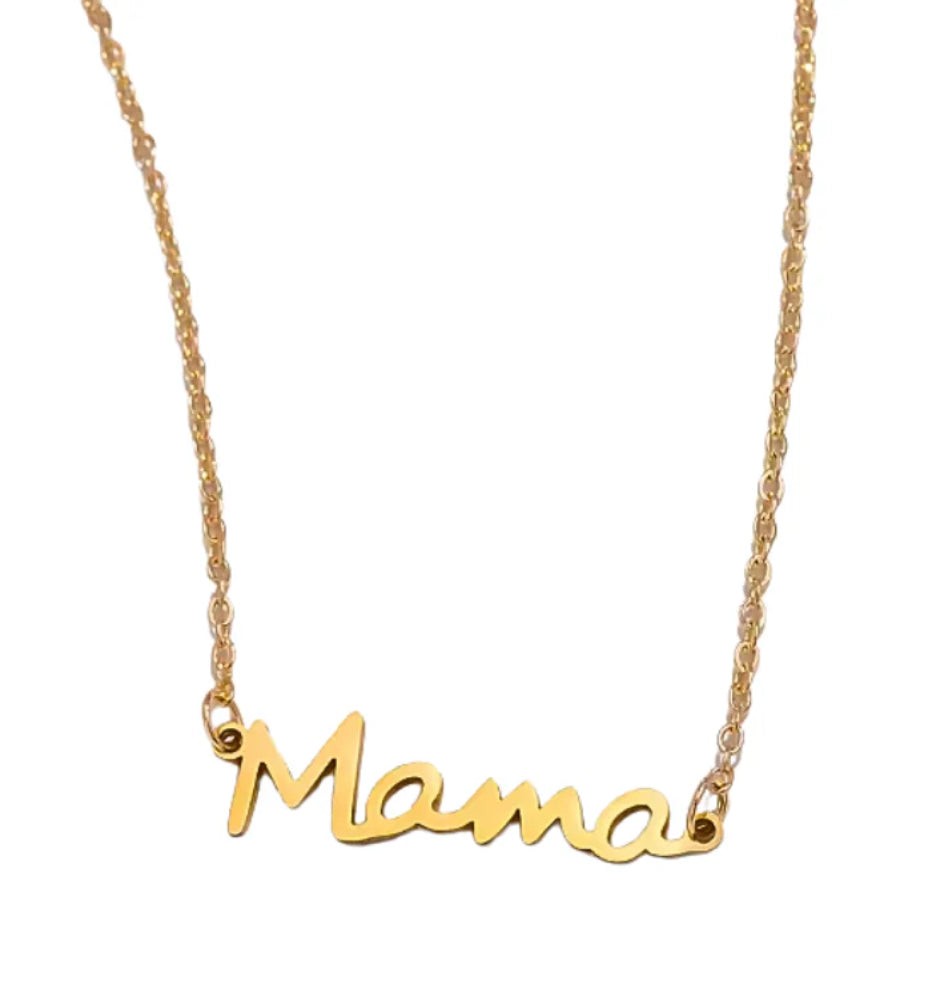 Mama Necklace Gold
