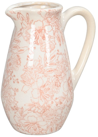 Pink Flower Jug