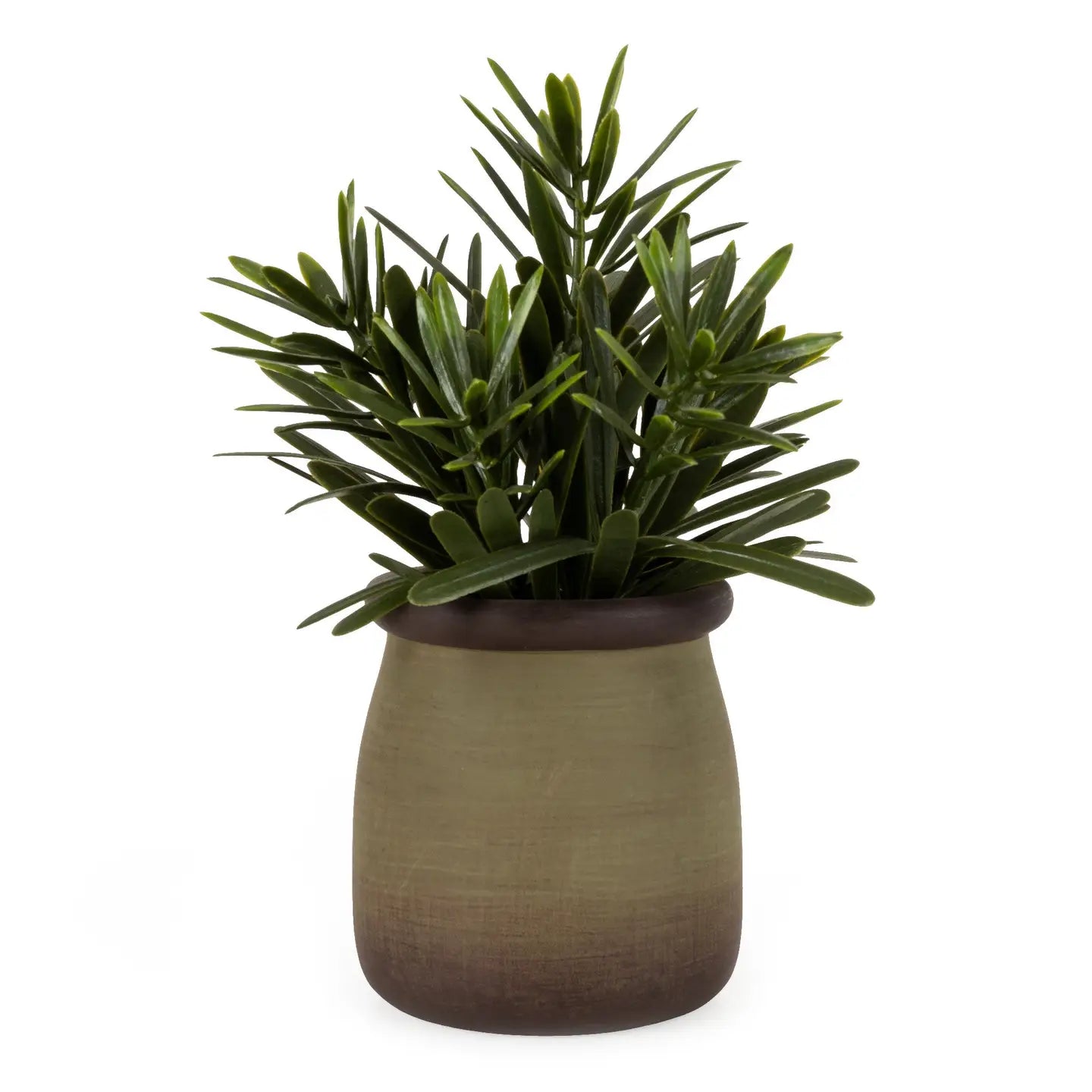 Faux Rosemary Pot