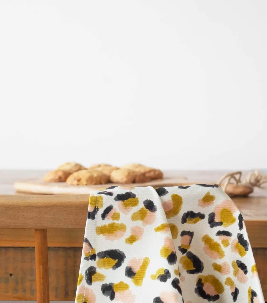 Leopard Print Tea Towel