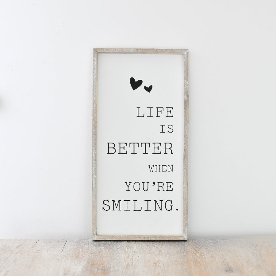 Life Is Better When You’re Smiling Frame