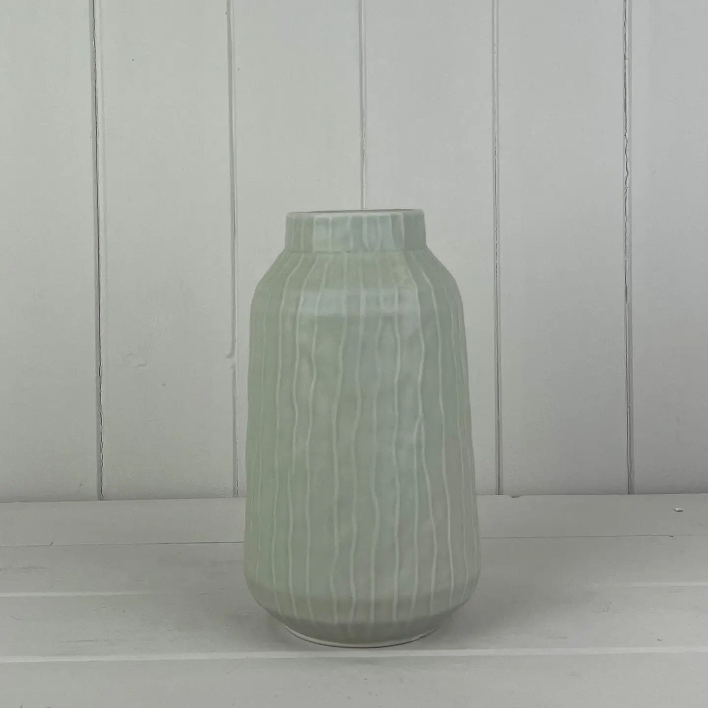 Glazed Pistachio Vase