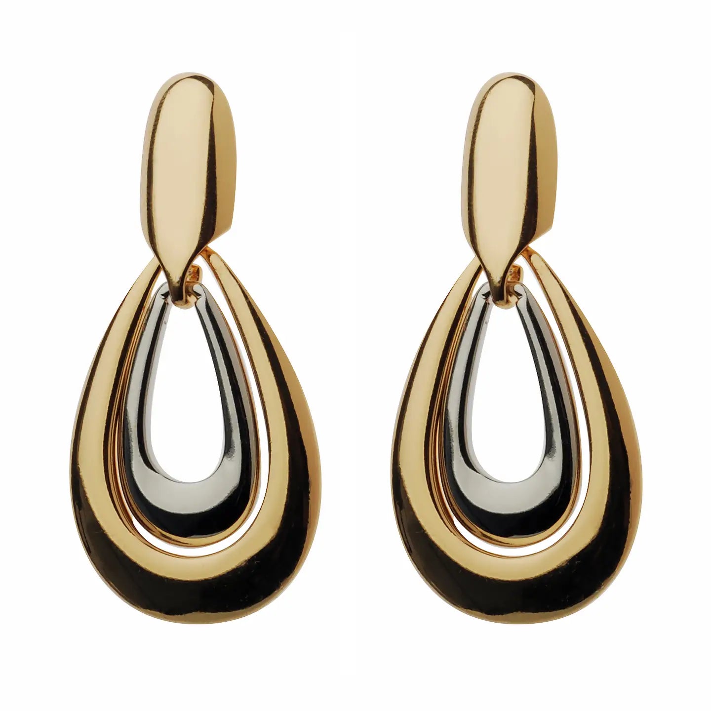 Duo Tone Earrings