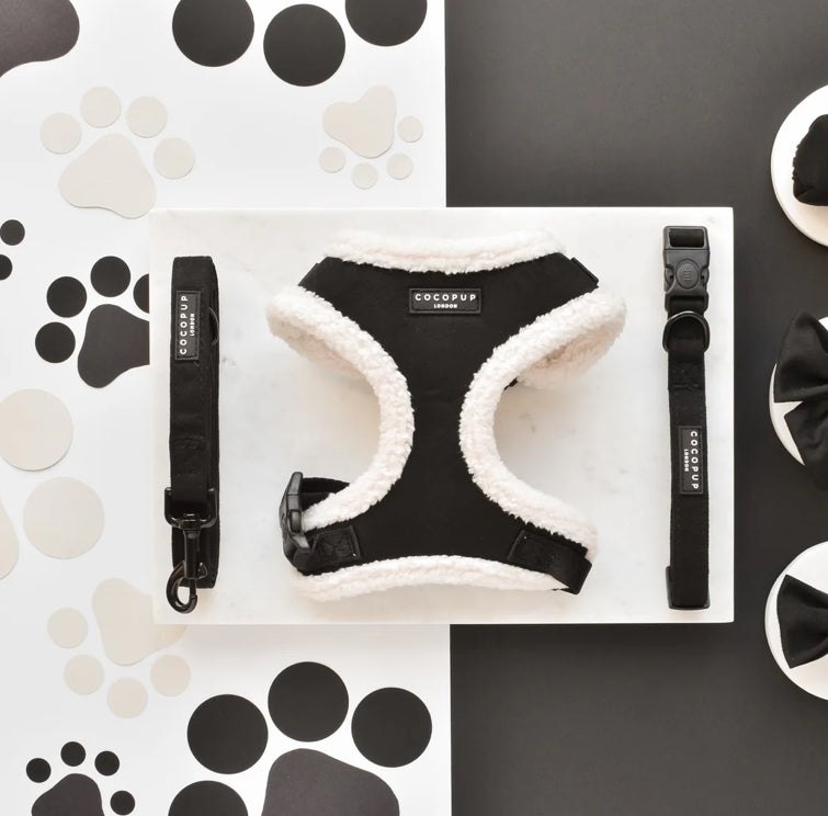 Black Aviator Dog Harness