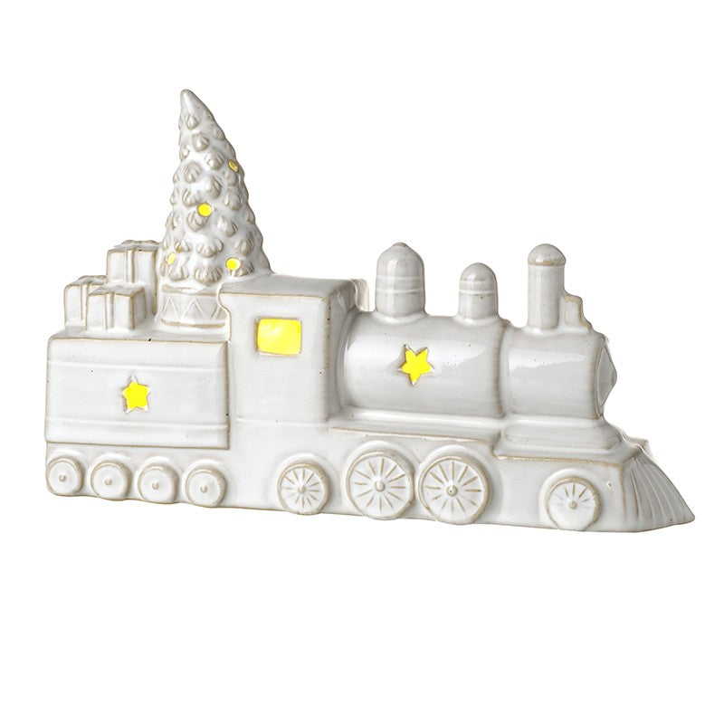 White Ceramic LED Train