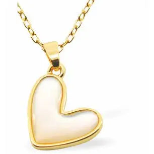 Love Heart Necklace Gold