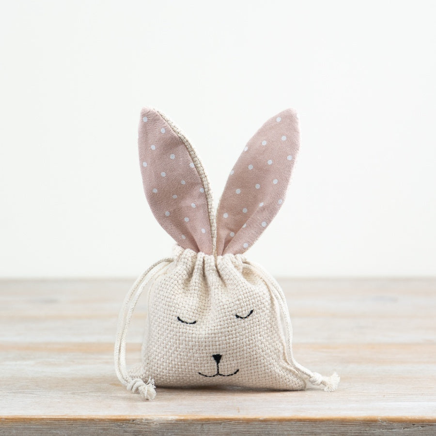 Hessian Bunny Bag