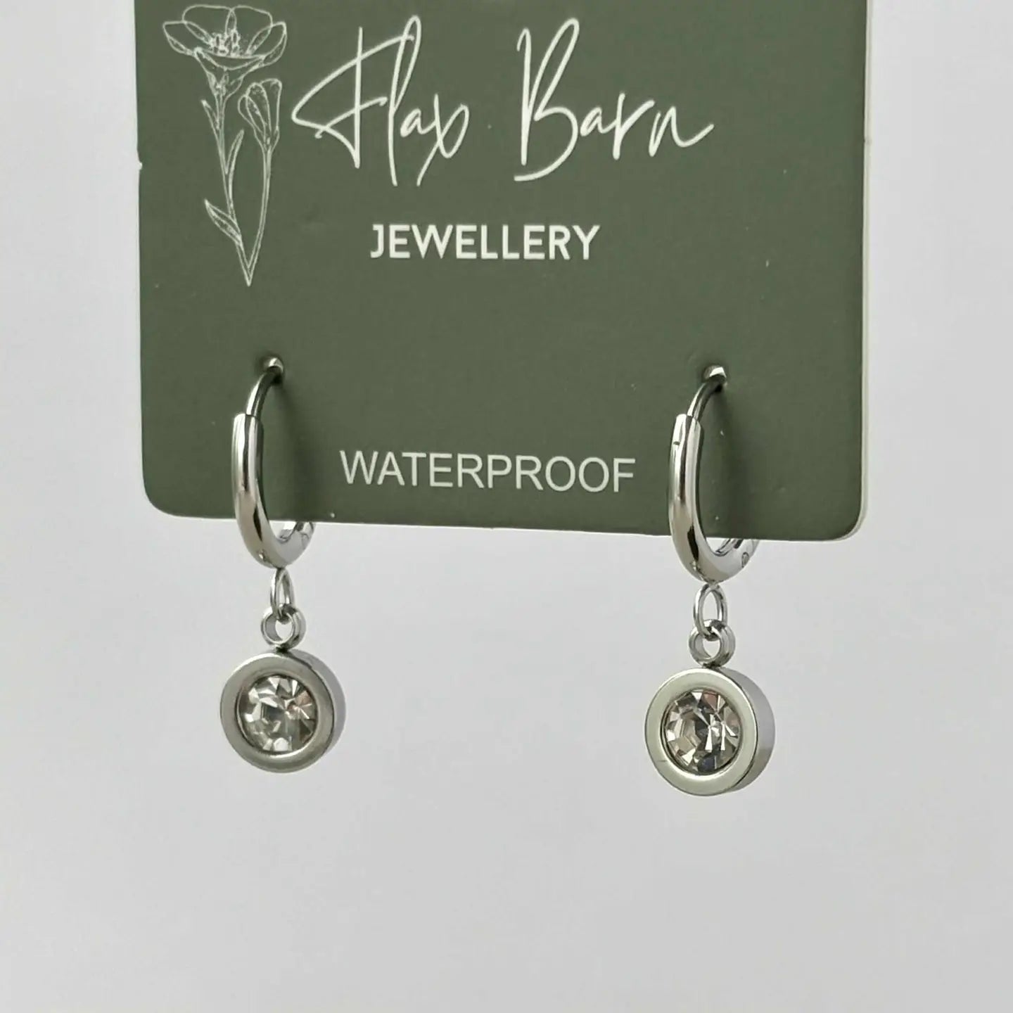 Round Zirconia Huggies