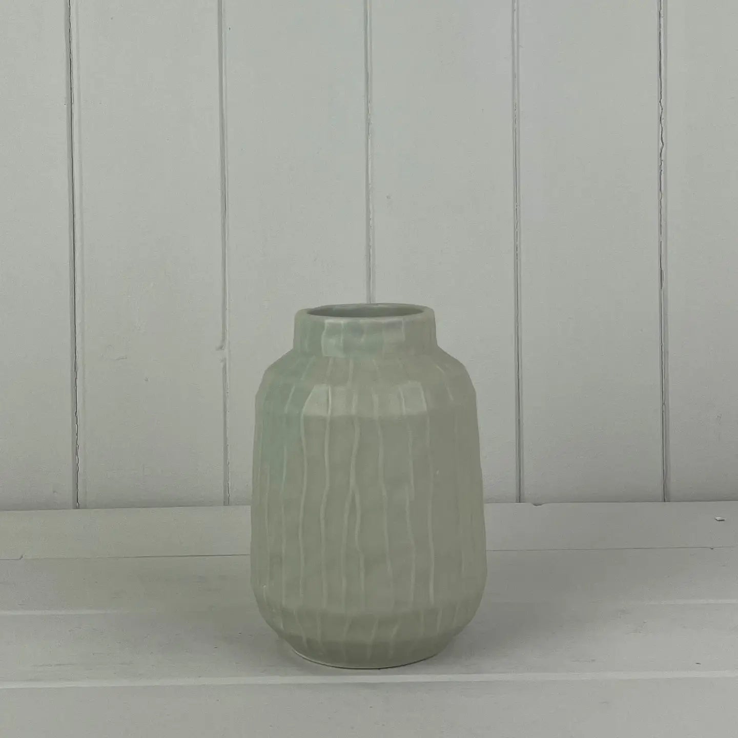 Glazed Pistachio Vase