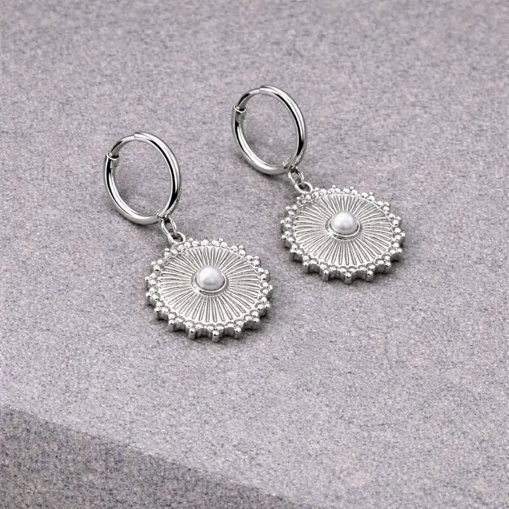 Mandala Huggies Silver