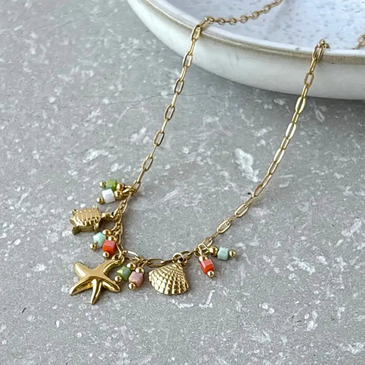 Shoreline Charm Necklace