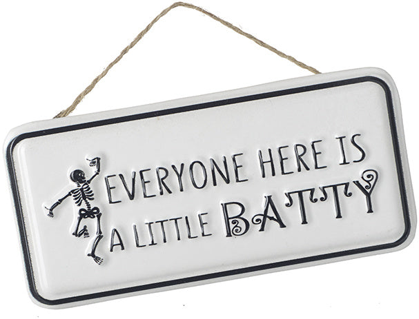 A Little Batty Sign