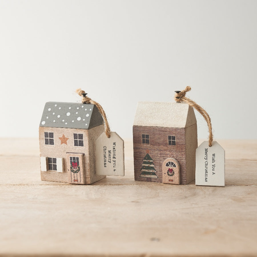 Merry Christmas Wooden House