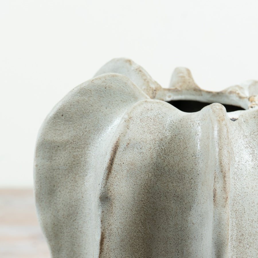 Sculptural Stoneware Vase