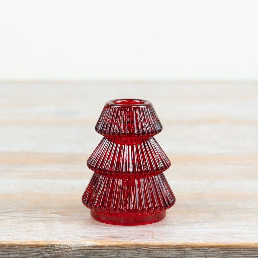 Glass Taper Candle Holder