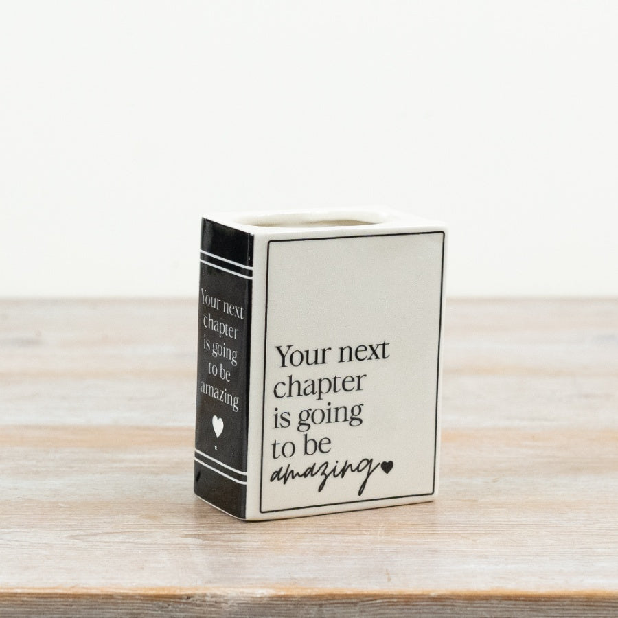 Your Next Chapter Vase