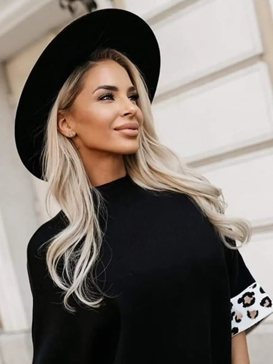 Leopard Knitted Top