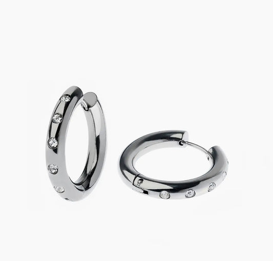 Silver Hoop Earrings