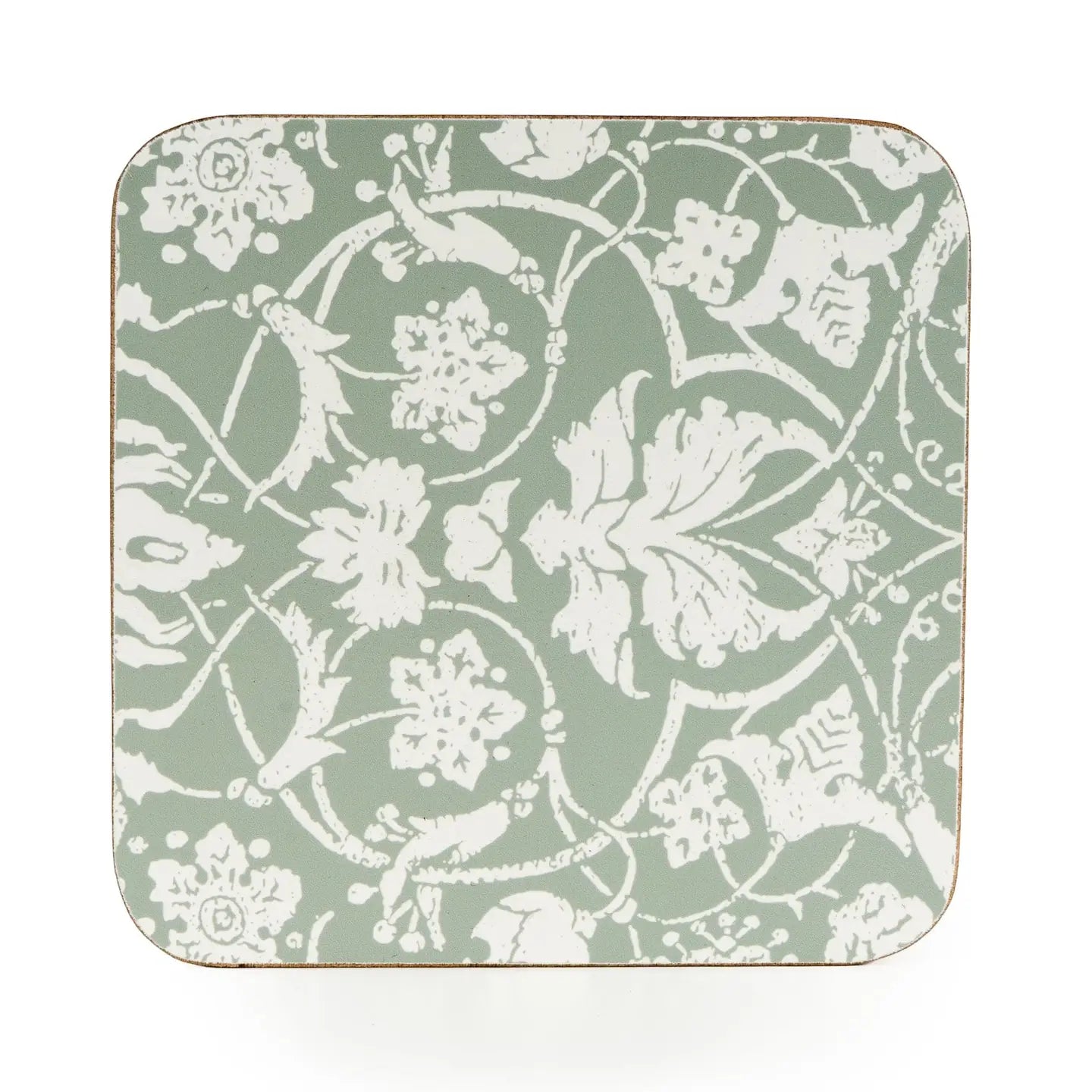 Jacquard Sage Green Coasters