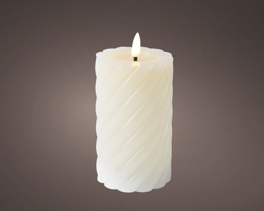 LED Twisted Candle