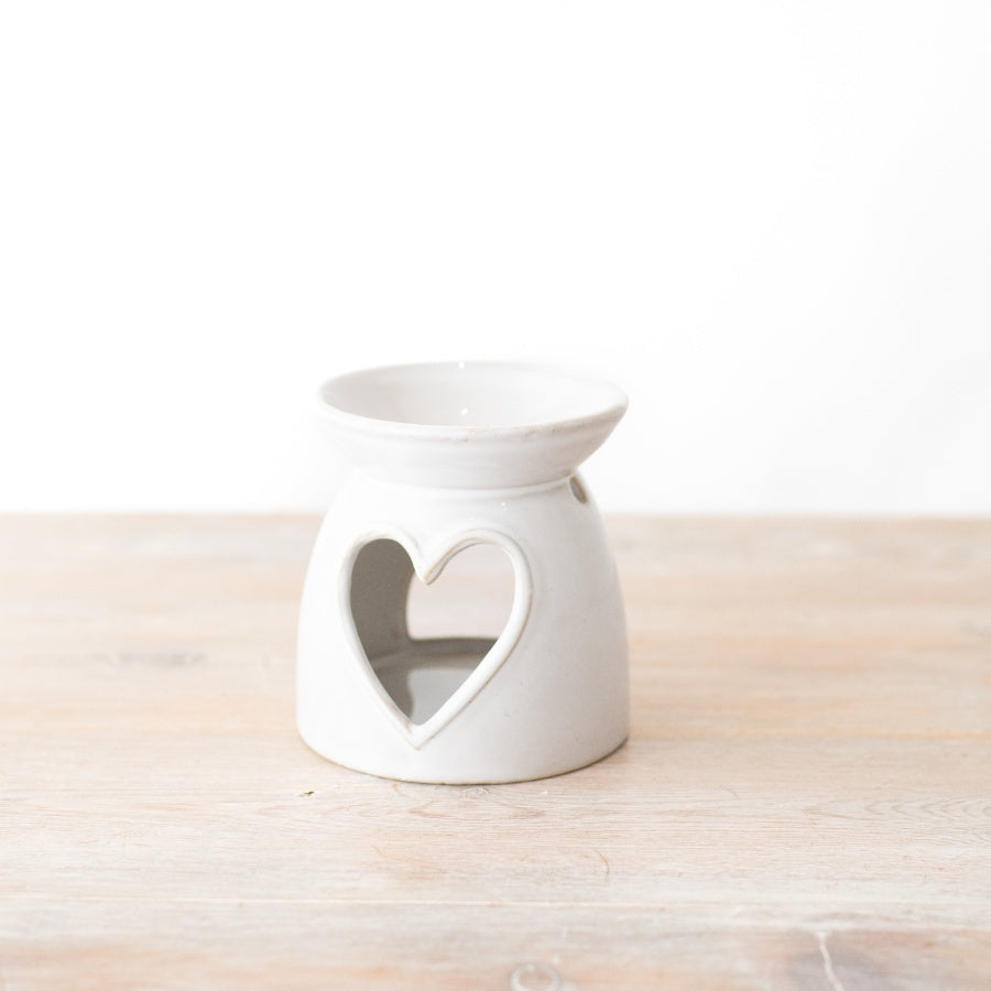 Ceramic Heart Wax Warmer