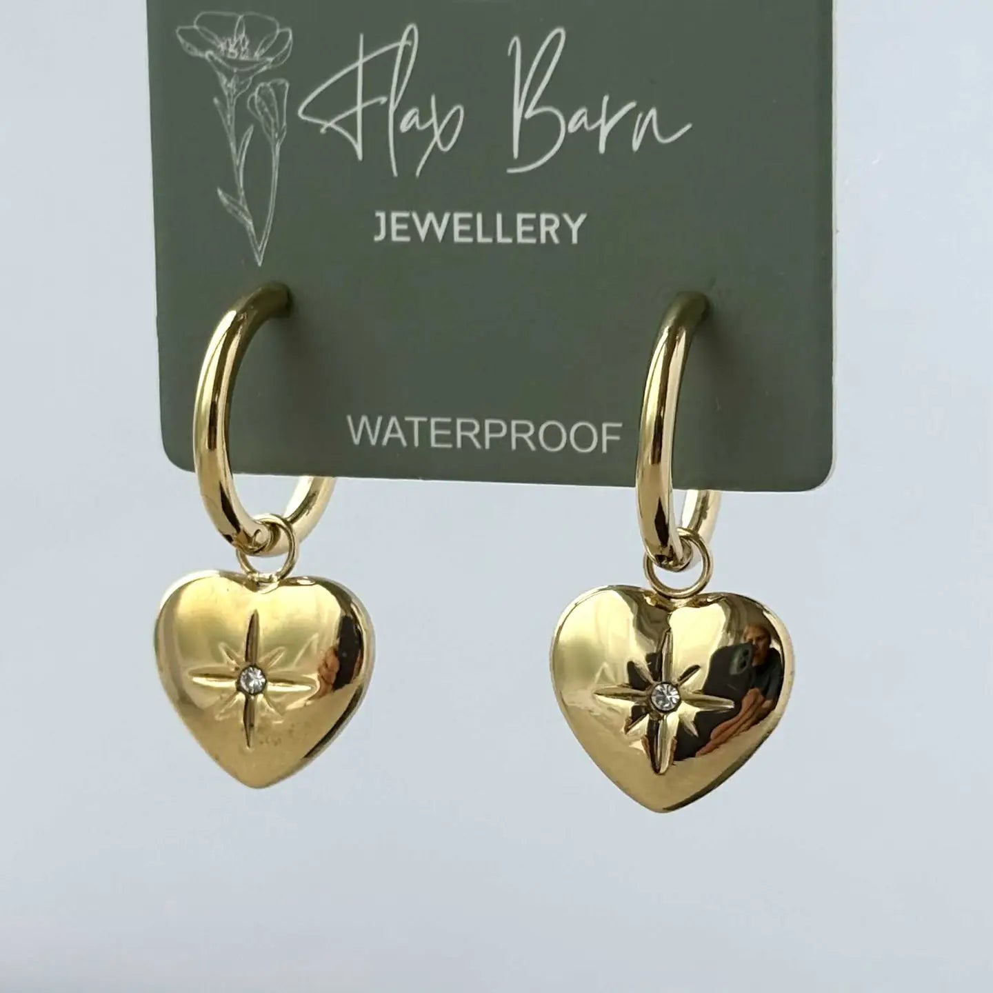 Heart Zirconia Huggies