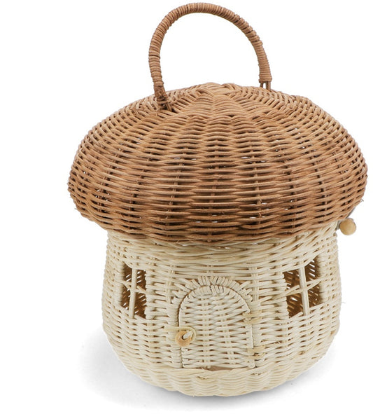 Rattan Mushroom Storage House
