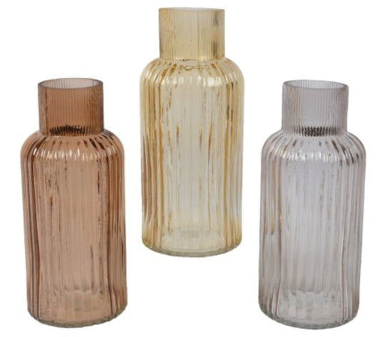 Ribbed Vase