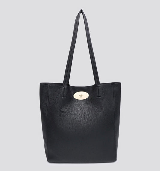 Soft Faux Leather Tote Bag