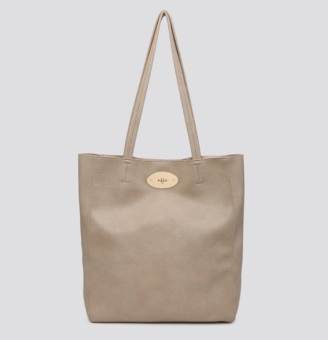 Soft Faux Leather Tote Bag