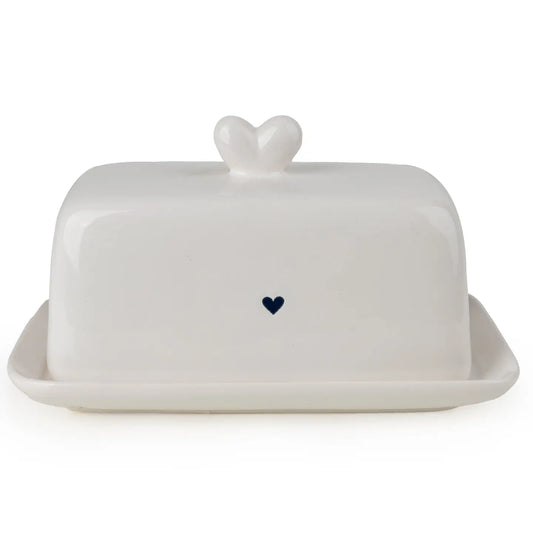 Ceramic Heart Butter Dish
