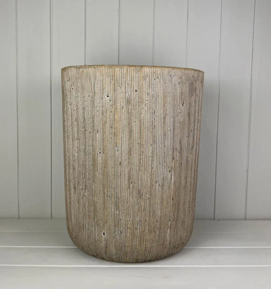 Pebble Stone Cylinder Vase