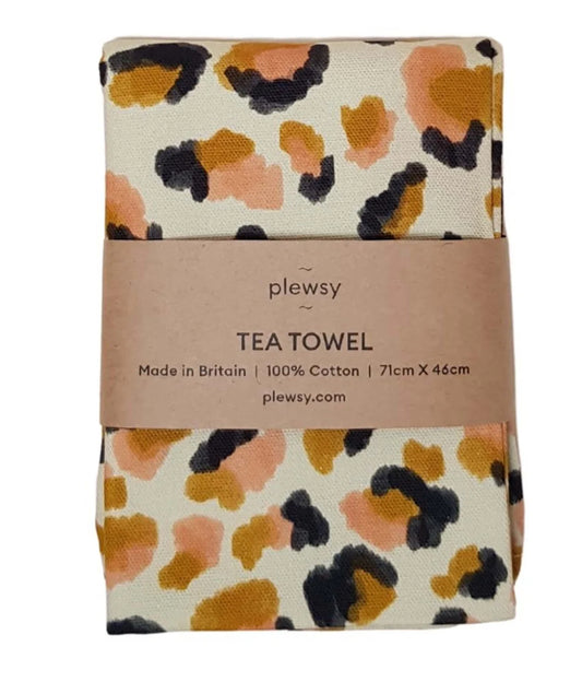 Leopard Print Tea Towel
