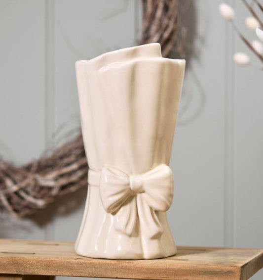 Ceramic Bow Vase