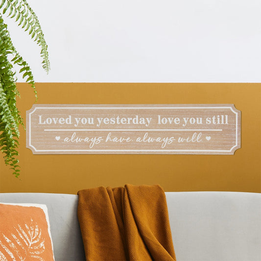 Love You Plaque