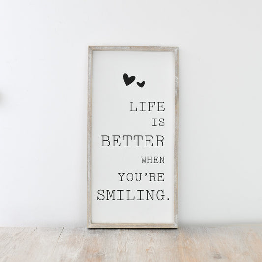 Life Is Better When You’re Smiling Frame