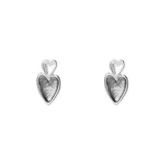 Double Heart Earrings