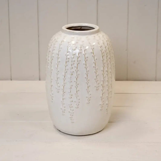 Ceramic Floral Design Vase
