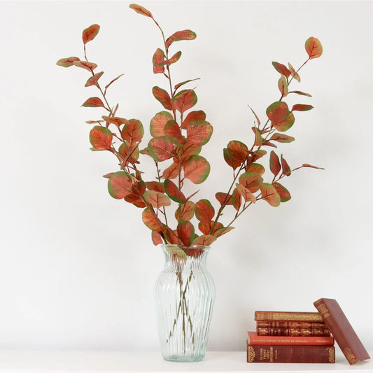 Silver Dollar Eucalyptus Red/Green
