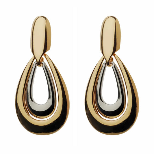 Duo Tone Earrings
