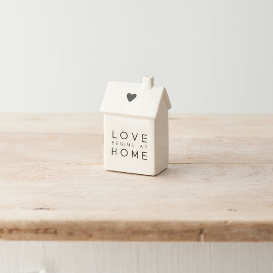 Love Begins At Home Ceramic House