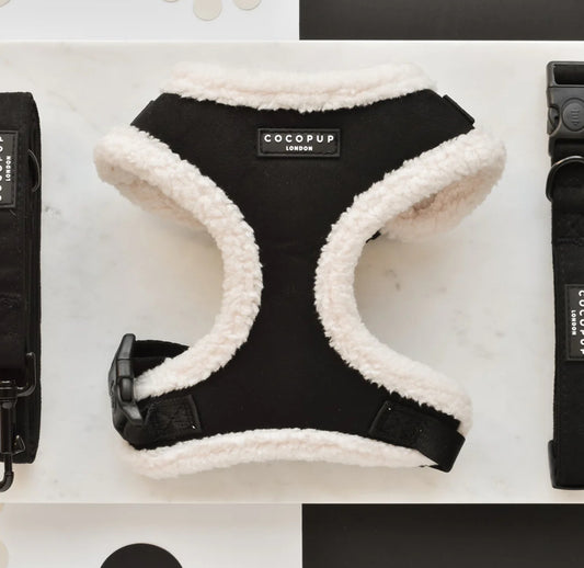 Black Aviator Dog Harness