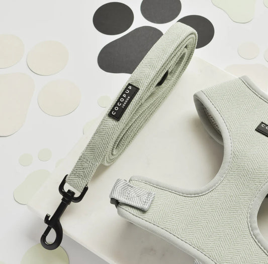 Sage Tweed Dog Lead